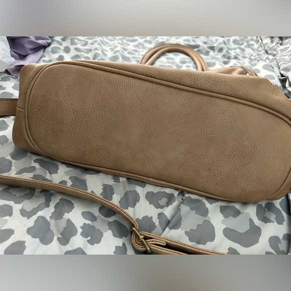 BLACK RIVET LARGE BROWN GENUINE LEATHER 4 COMPARTMENT PURSE 👛 - Picture 7 of 14